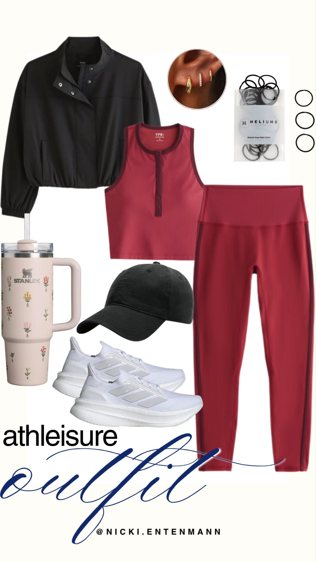 Elevate your daily routine with this effortlessly chic athleisure outfit featuring a sleek, lightweight zip-up jacket paired with classic high-rise black leggings. The neutral, minimalist layers offer maximum flexibility and comfort, making it the perfect choice for transitioning from a morning yoga session straight to running errands. Complete this sporty aesthetic with a neat low bun and your favorite lifestyle sneakers for an instantly polished, on-the-go look.

#athleisure #workoutstyle #sportychic #everydayoutfit #leggingsoutfit #activewear #casualcomfort #gymtostreet #minimaliststyle #ootdinspo 

 #LTKootd #LTKfitnessgoals #LTKActive