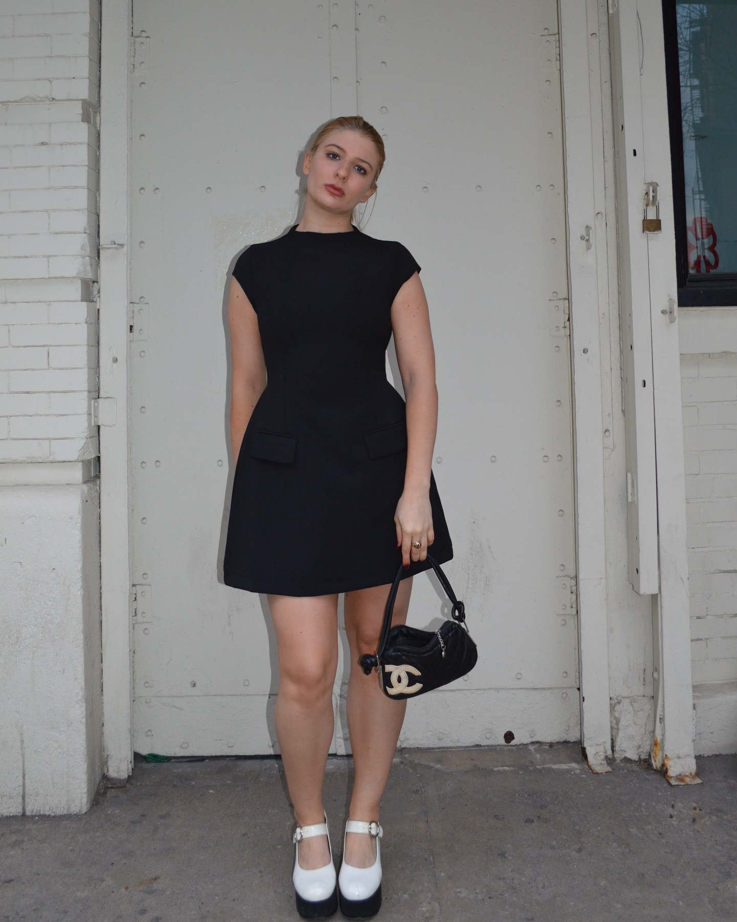 feeling like a doll that’s come to life in this little black dress 🖤 this dress is constructed to accentuate your hips, snatching your waist and accentuating your figure in the chicest day. i paired this look with white mary janes and a black and white chanel purse.

#LTKStyleTip #LTKWatchNow