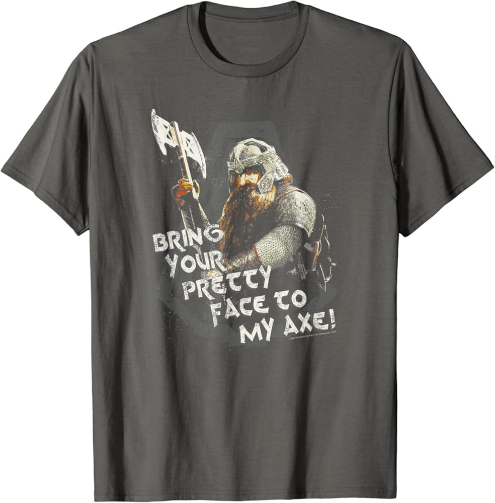 Lord of the Rings Gimli Pretty Face T-Shirt | Amazon (US)