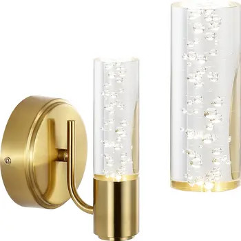 JONATHAN Y Bolha 1-Light Minimalist Modern Bubble Acrylic/Iron Integrated LED Vanity Light | Nord... | Nordstrom