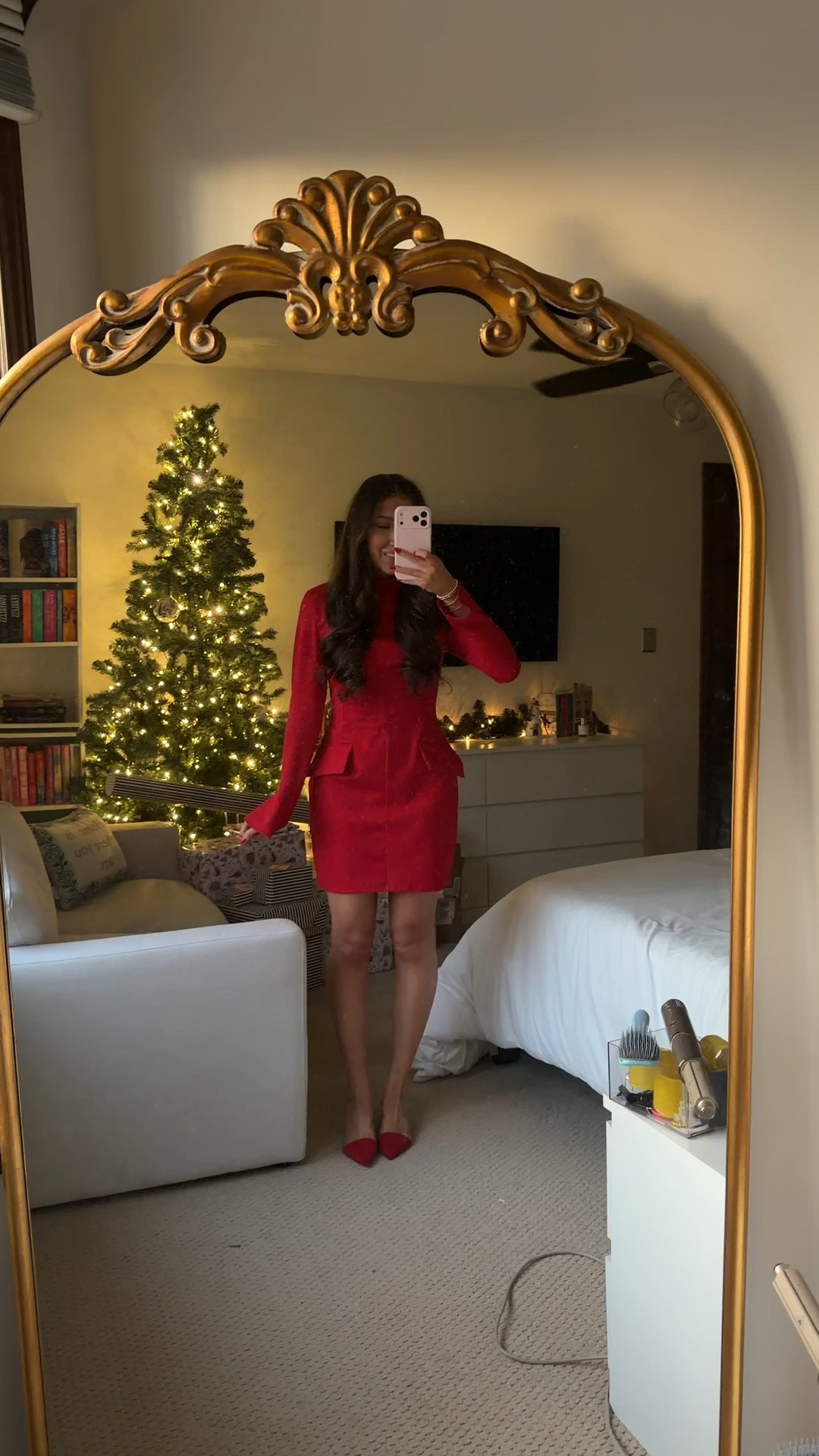 Work holiday Christmas party outfit! Love this Amazon dress for a last minute choice. Wearing a size small

#LTKgrwm #LTKootd #LTKHoliday