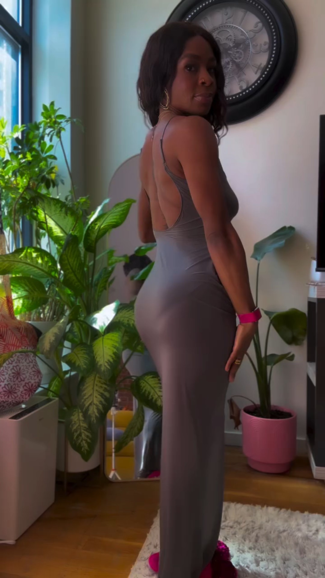 Slip Dress! A simple but ever so sexy summer staple for day 19/30 days of summer 🫶🏾

IMHO the slip dress is always a top contender for the summer days/nights for when I want to do the least but the most at the same damn time! 

This one especially hits the spot with the sheer detailing and super low back. Say what you want but I can always count on @skims to elevate any wardrobe essential! 

To play on the muted grey colors I choose champagne gold accessories- my good ole @coach pillow tabby & my @maisonmargiela x @christianlouboutin pumps! 

No outfit is complete without a scent! I layered on my @yslbeauty #blackopiumglitter for perfect balance between sweet and “I’ve arrived” vibes! 

#nycstyleblogger #skims #slipdress #maxidresses #bodycon #bodycondress #sheerdress #meshdress #summerfashiontrends #summeroutfitideas #easystyle #simplestyling #louboutins #margielatabi #louboutinxmargiela #margielaxlouboutin