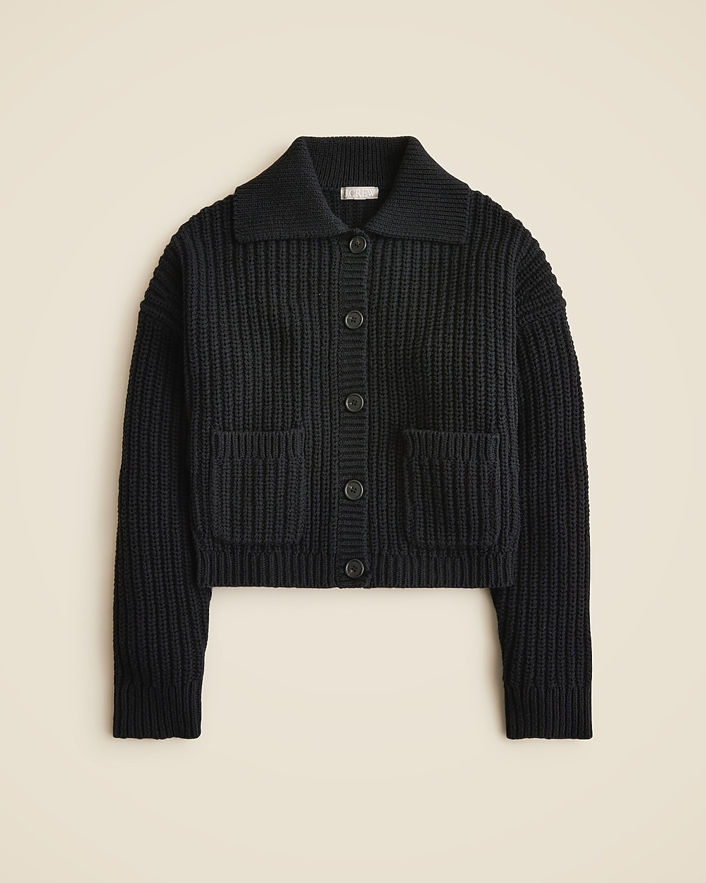 Collared crewneck cardigan | J. Crew US