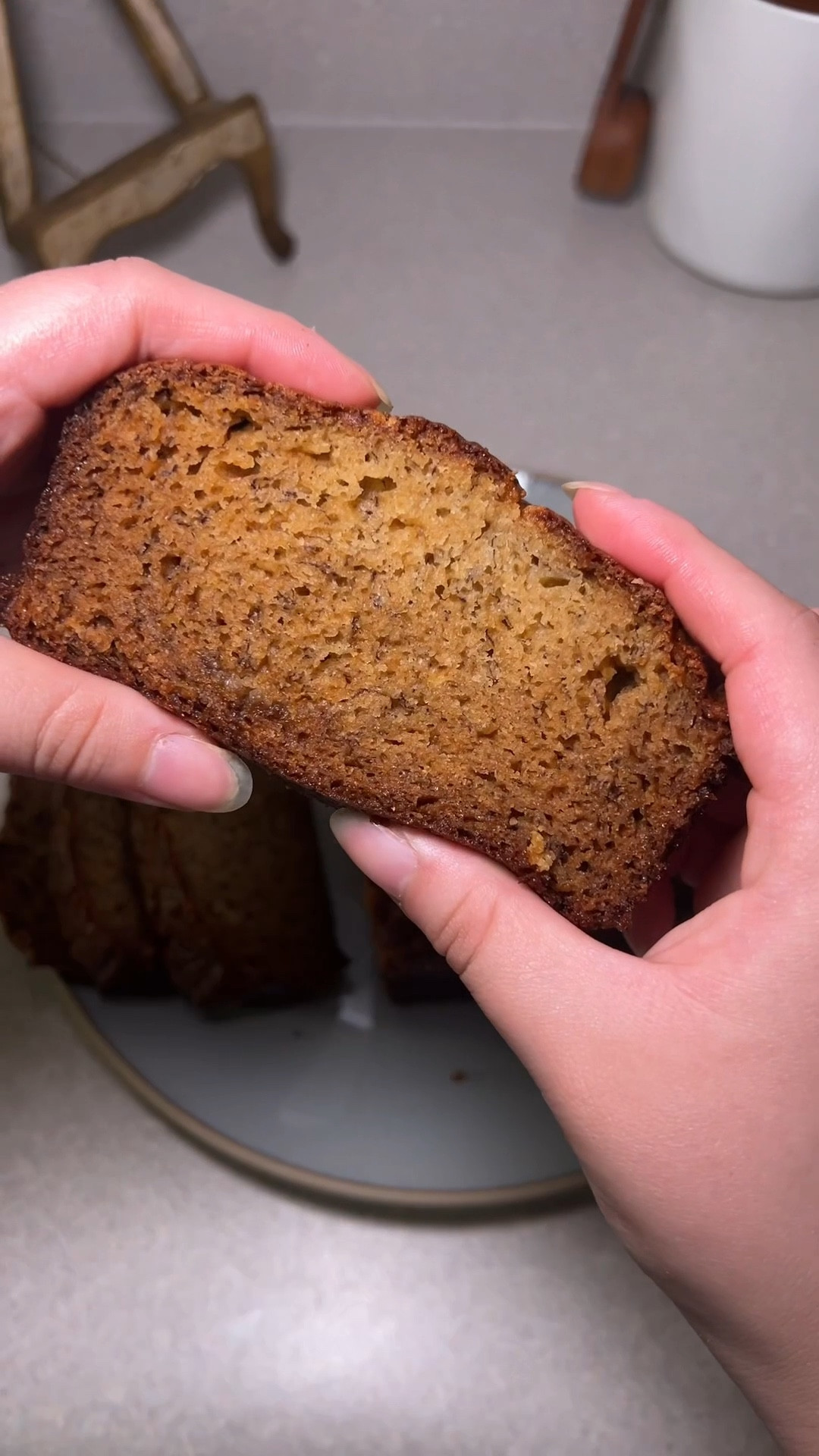 Banana Bread is the perfect comfort snack 🍌
Ingredients
3 ripe bananas, mashed
2 eggs
¼ cup (½ stick) unsalted butter, melted
½ cup brown sugar ½ cup white sugar
Splash of vanilla extract (about 1
teaspoon)
¼ cup milk
Dry Ingredients
1½ cups all-purpose flour
1½ teaspoons baking powder
Cinnamon, to taste

#LTKdayinmylife #LTKfoodie #LTKHome