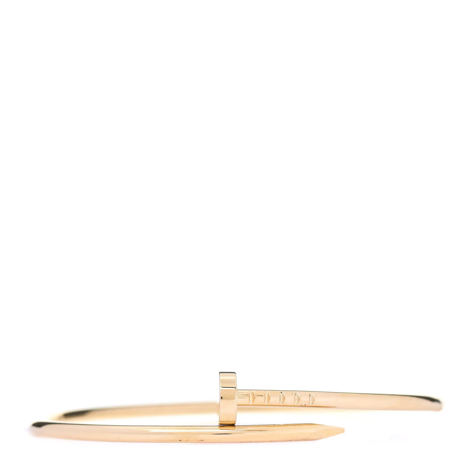 CARTIER 18K Yellow Gold Small Juste Un Clou Bracelet 16 | FASHIONPHILE | Fashionphile