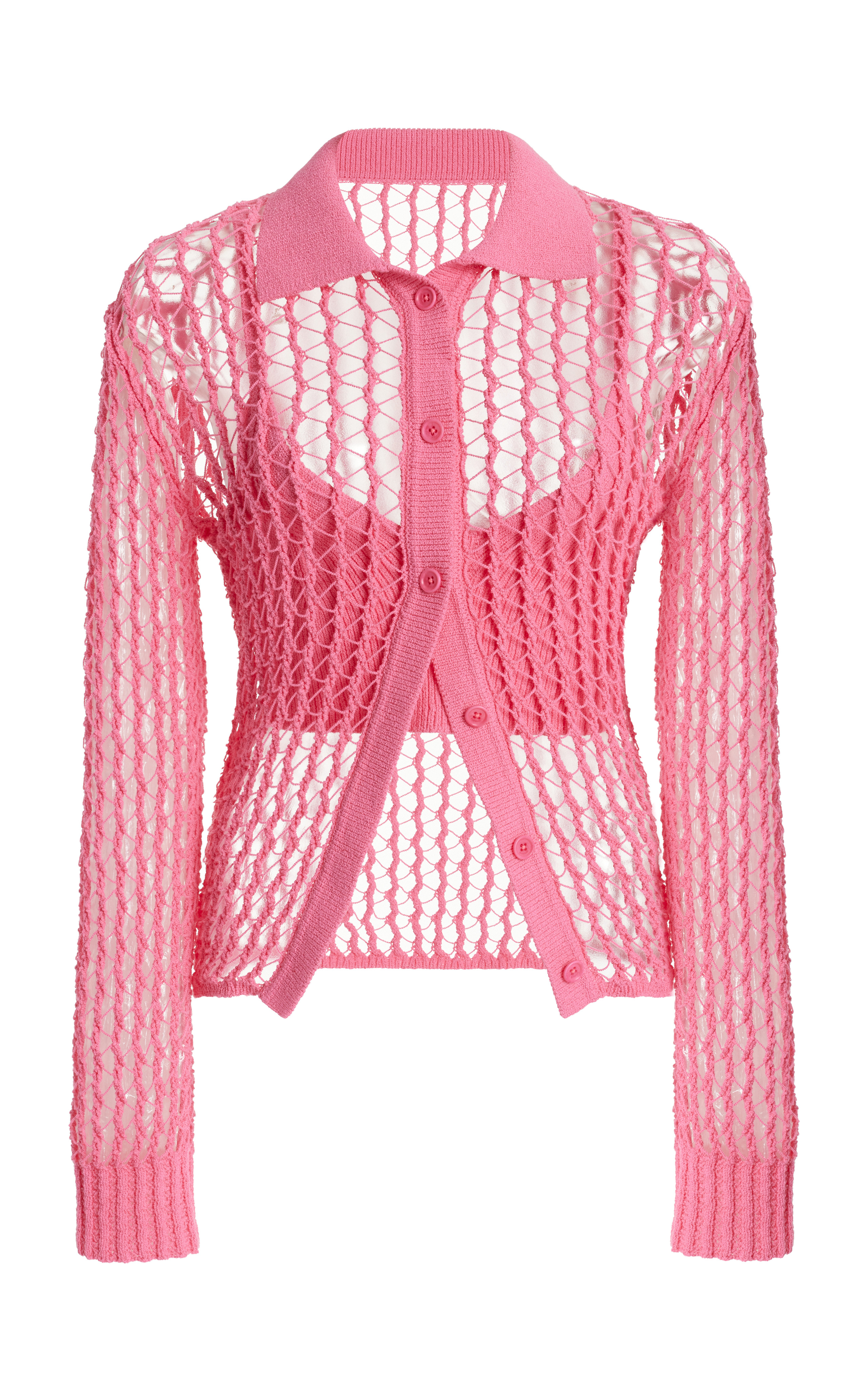 Exclusive Luza Crocheted Cotton-Blend Cardigan | Moda Operandi (Global)