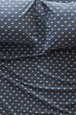 Amber Lewis for Anthropologie Rose Organic Percale Sheet Set | Anthropologie (US)