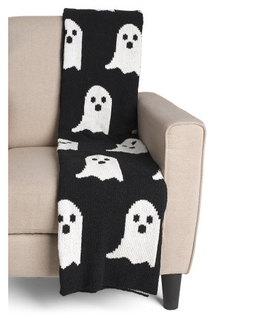 Feather Knit Ghosts Throw | Halloween | Marshalls | Marshalls