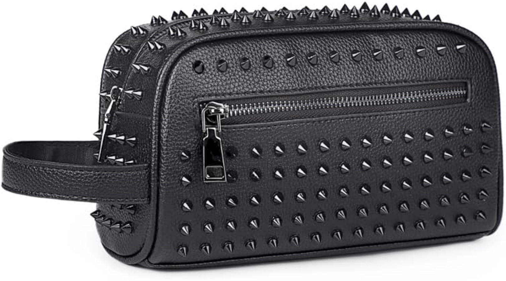 Punk Rock Studded Clutch Bag, Black, 9.1x5.1x3.9 Inches | Amazon (US)
