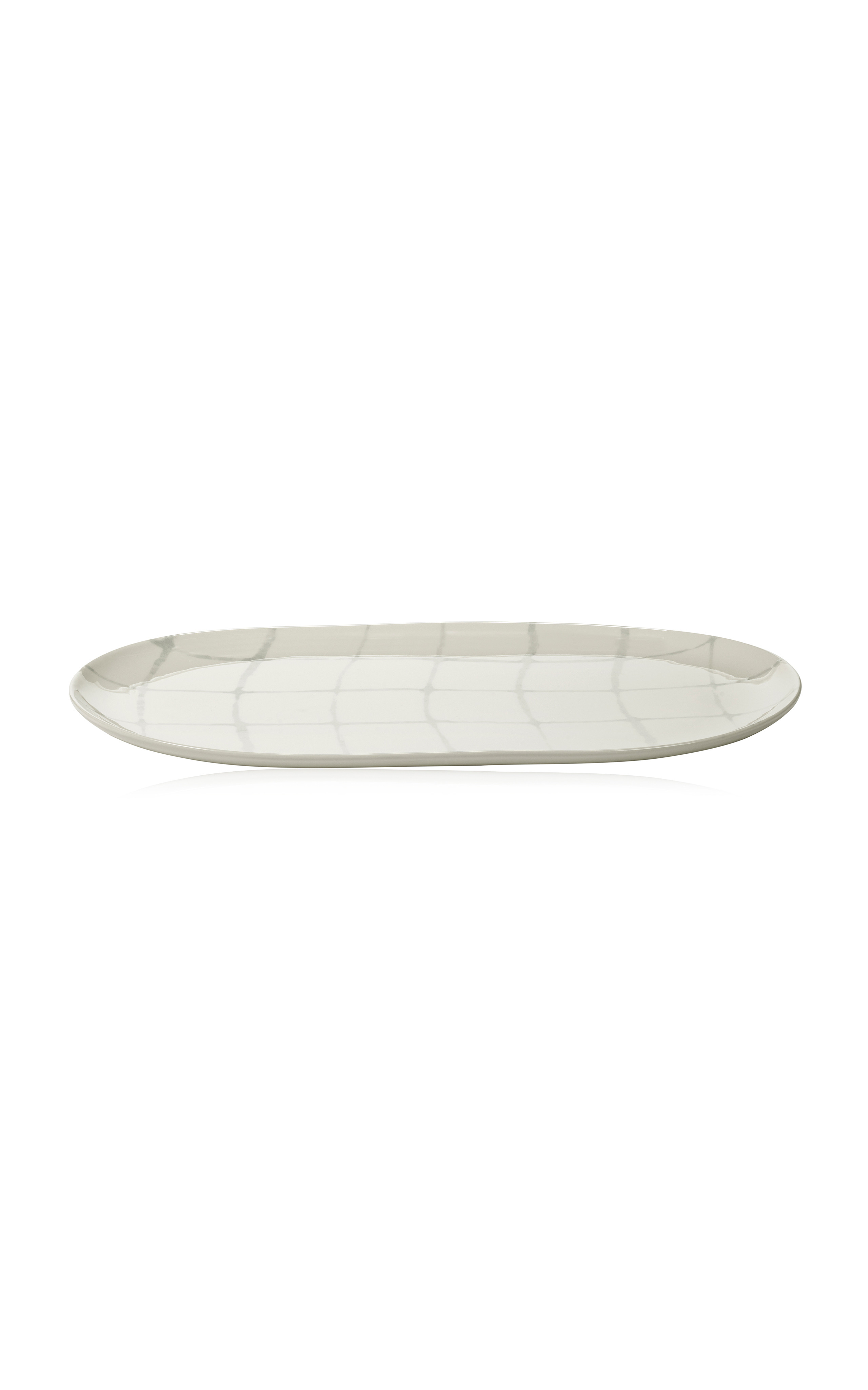 Zuma 18.11" X 10.63" Oval Serving Dish Salt | Moda Operandi (Global)