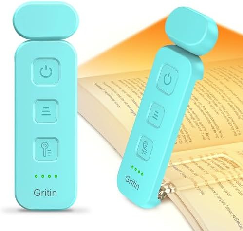 Gritin Reading Light, Rechargeable Book Light for Reading in Bed - Eye Caring 3 Color Temperature... | Amazon (US)
