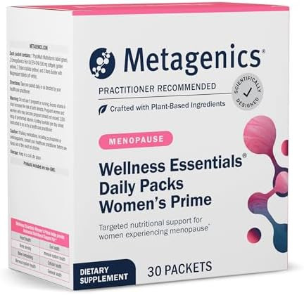 Metagenics Wellness Essentials Women's Prime - Daily Multivitamin & Omega-3 Packets for Menopause... | Amazon (US)