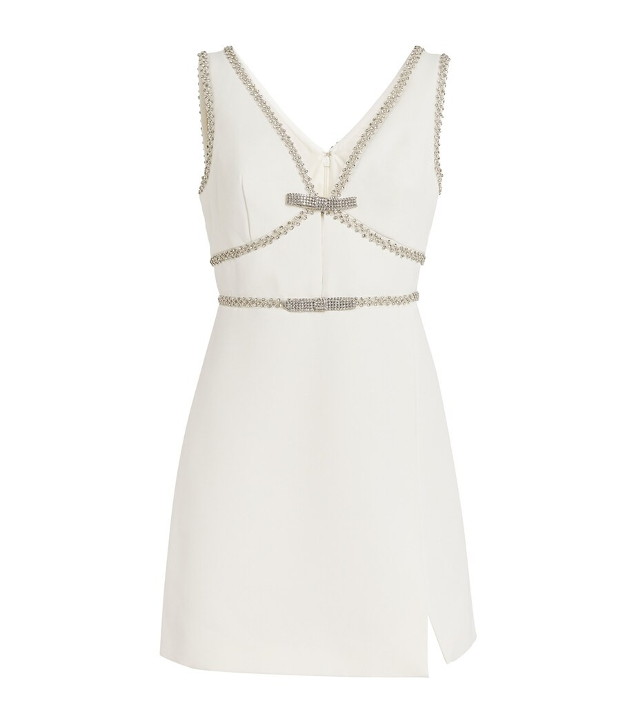 Crystal-Embellished Mini Dress | Harrods