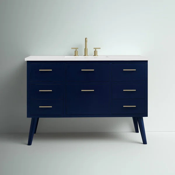 Burkley 48'' Single Bathroom Vanity Set | Wayfair Professional