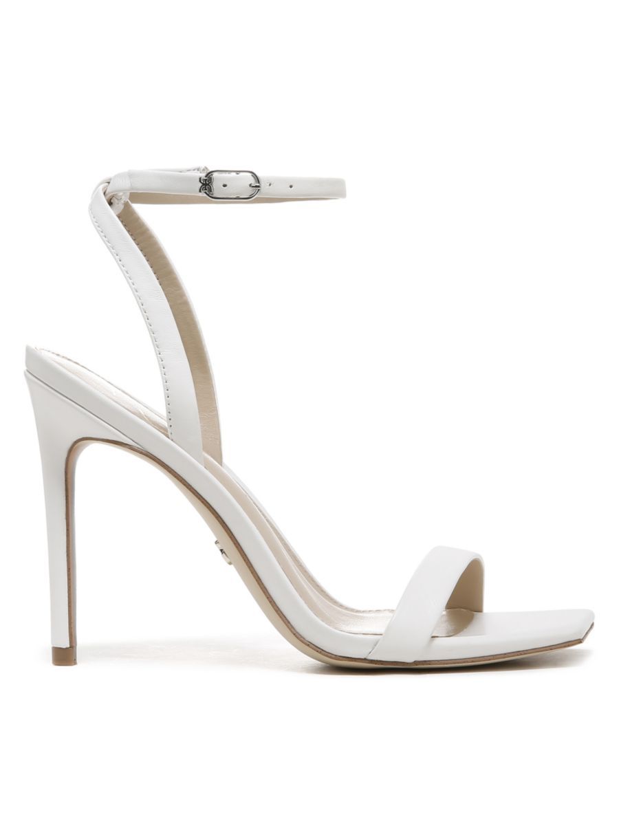 Orchid Leather Ankle-Strap Sandals | Saks Fifth Avenue