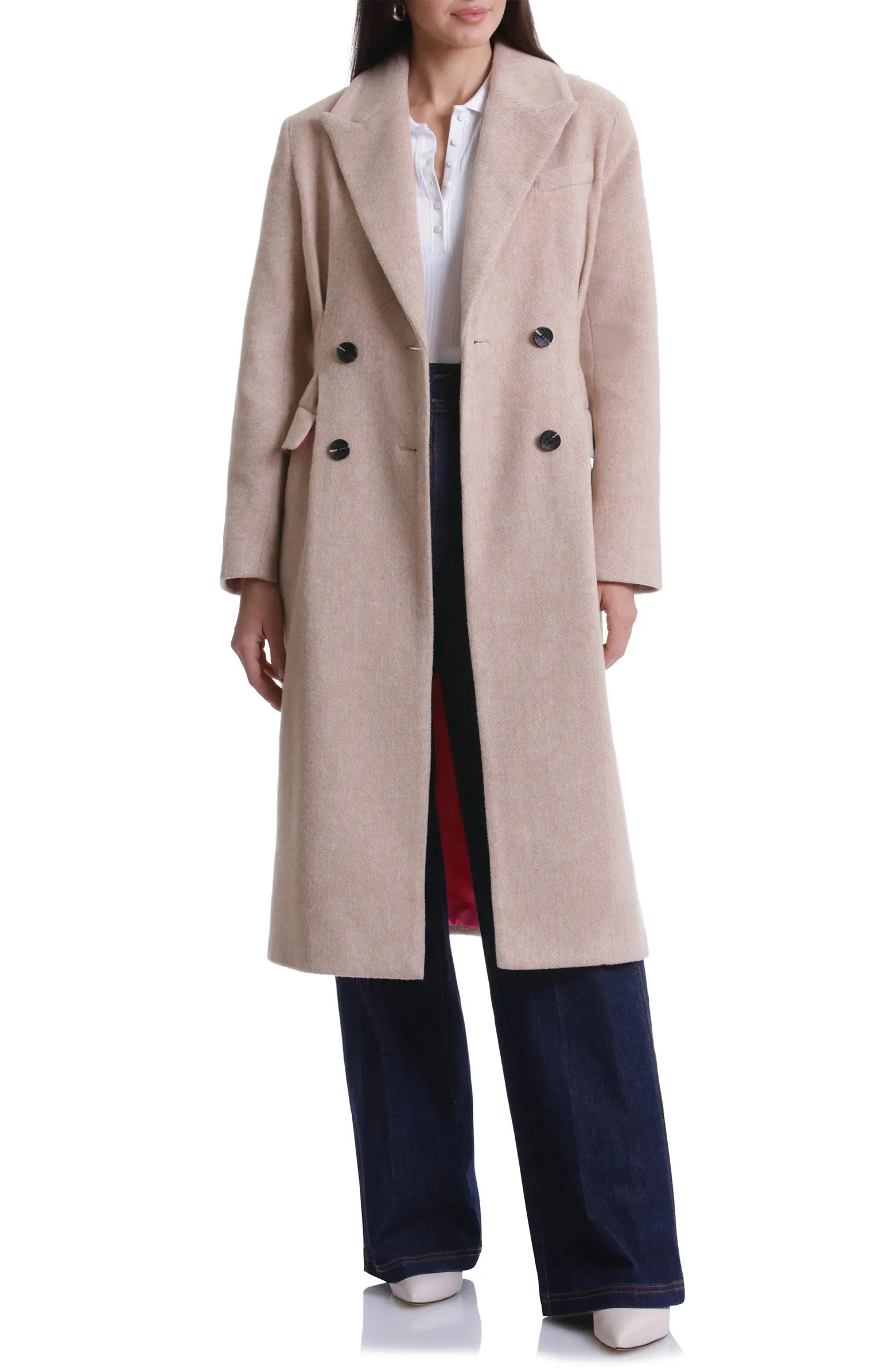 Avec Les Filles Double Breasted Coat | Nordstrom | Nordstrom