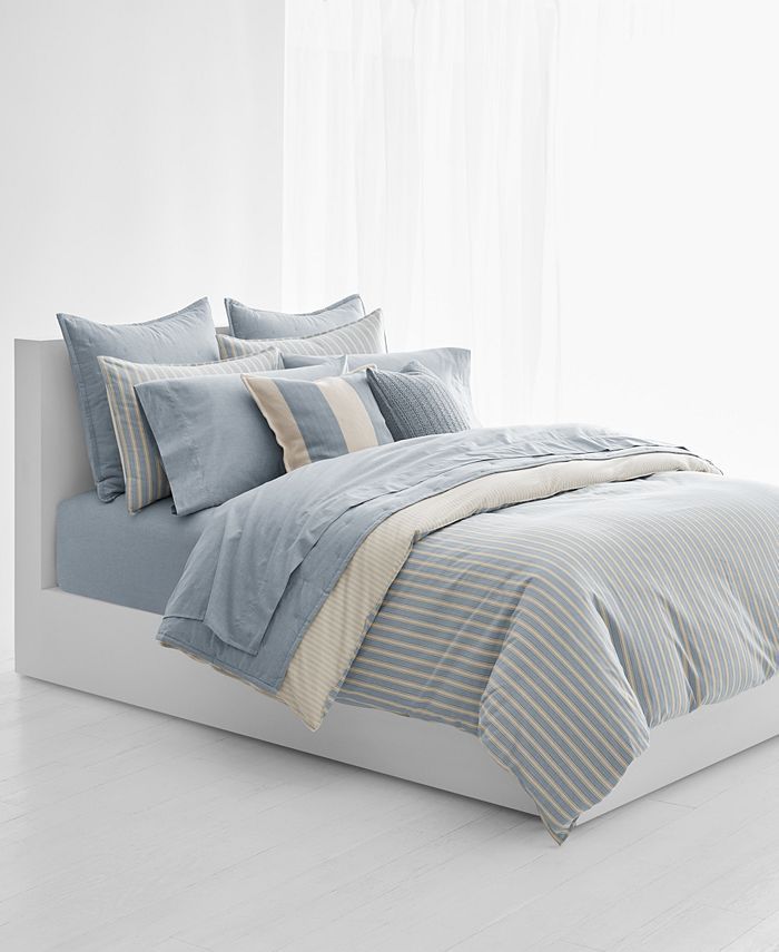 Lauren Ralph Lauren Graydon Bold Stripe Comforter, King & Reviews - Home - Macy's | Macys (US)