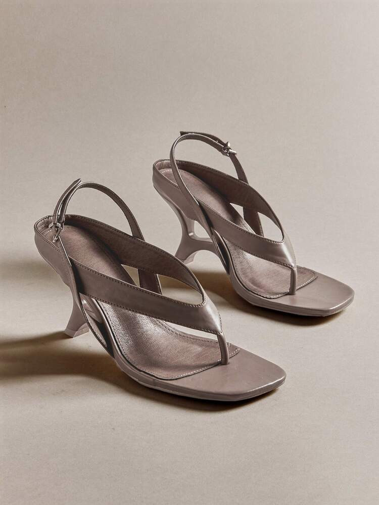 Hauture Women Strapped Everyday Chic Casual Elegant High Heeled Sandals | SHEIN