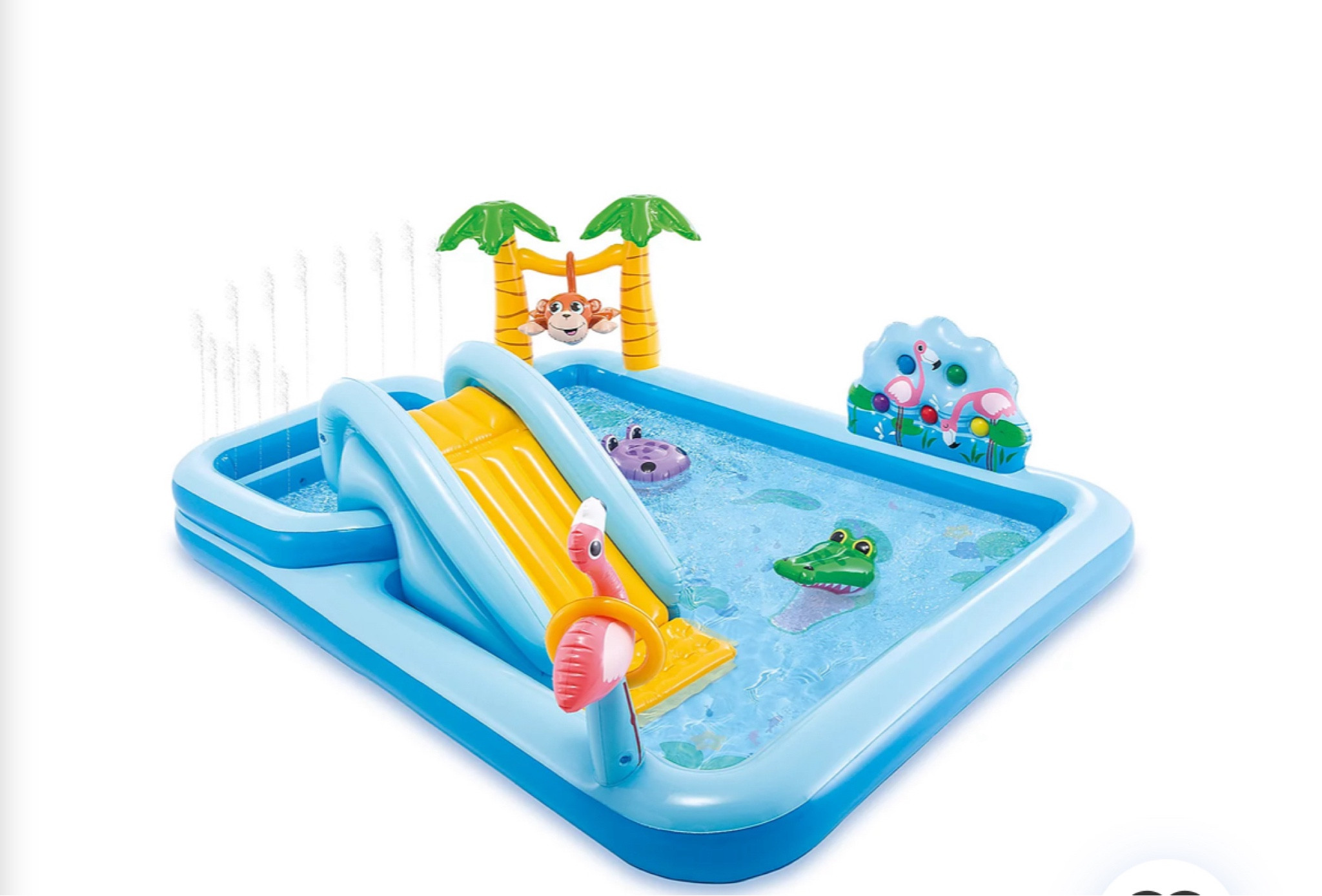 The perfect toddler blow up pool with slide! 

#LTKkids #LTKfamily #LTKfindsunder50
