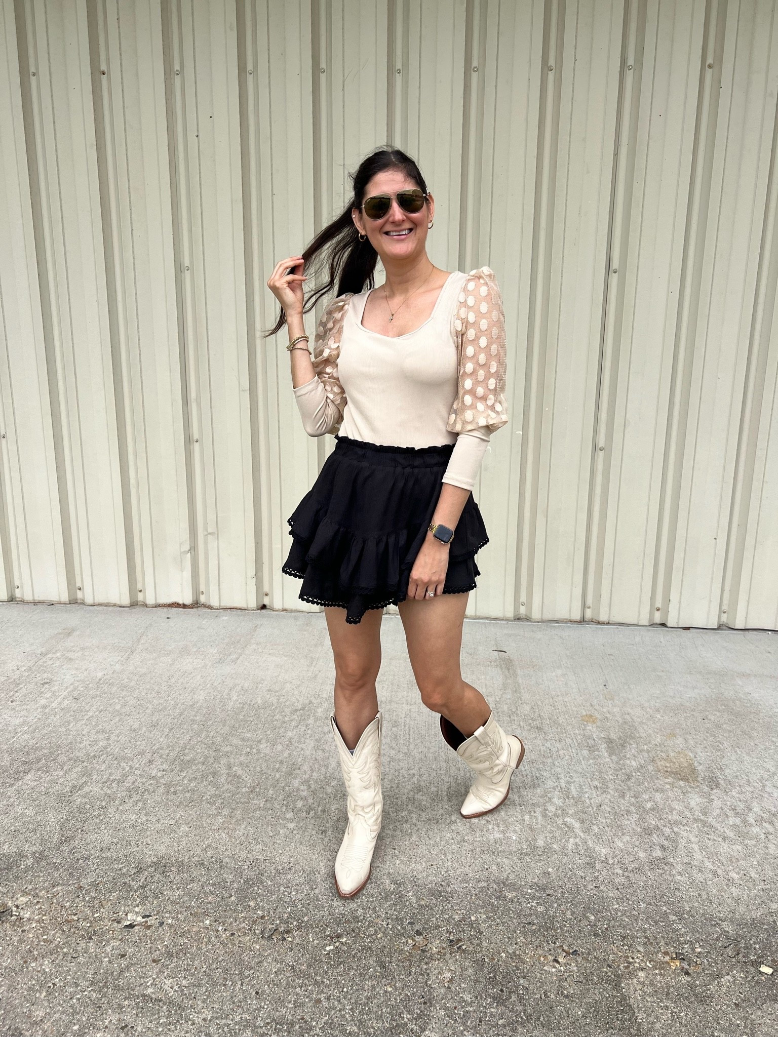 The skort that goes with everything.

#LTKootd #LTKSeasonal #LTKdayinmylife