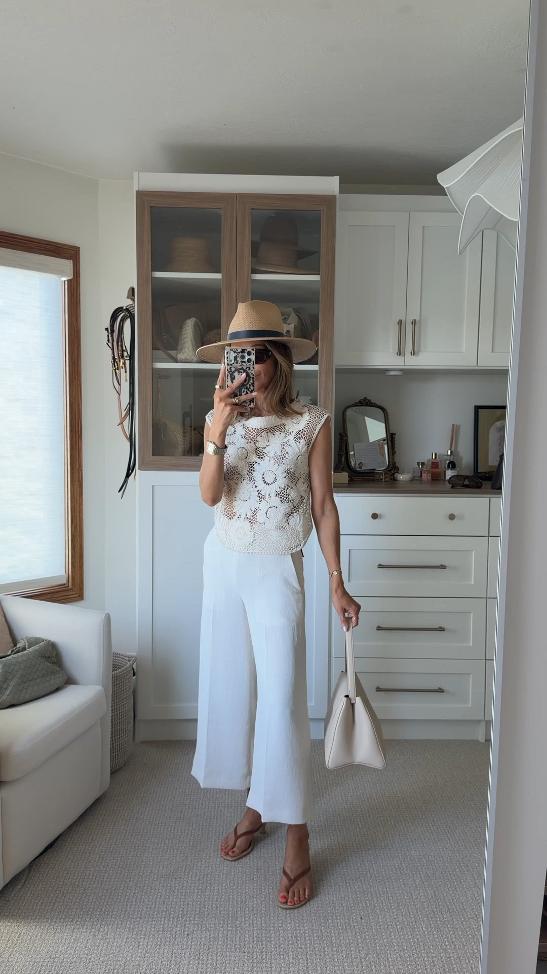 Obsessed w this embroidered top, paired with the pants I’m
Planning on wearing lots - small on top and 2 on pants 

#LTKOver40 #LTKgrwm #LTKSeasonal