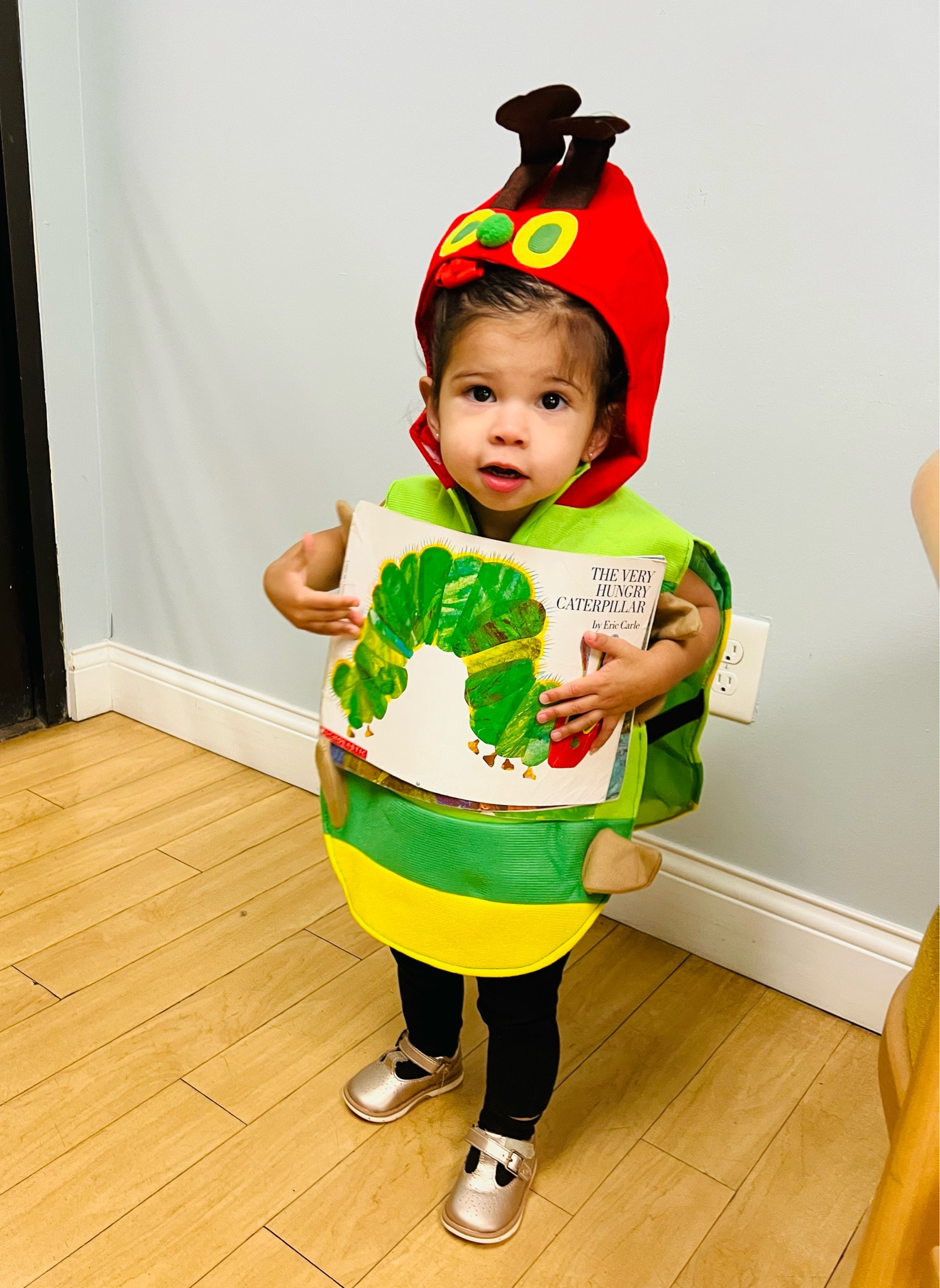 Kids costume ideas! 
The Very Hungry Caterpillar toddler costume. 
She is wearing the size small 
Halloween costume 
Book character day 

#LTKfamily #LTKBacktoSchool #LTKbaby