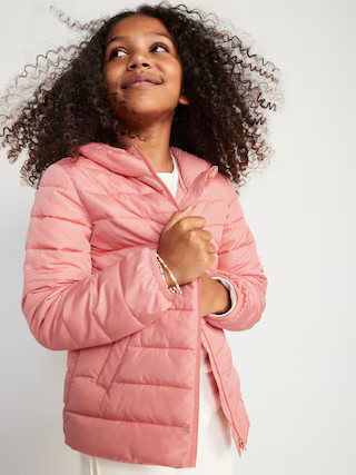Water-Resistant Narrow-Channel Puffer Jacket for Girls | Old Navy (US)