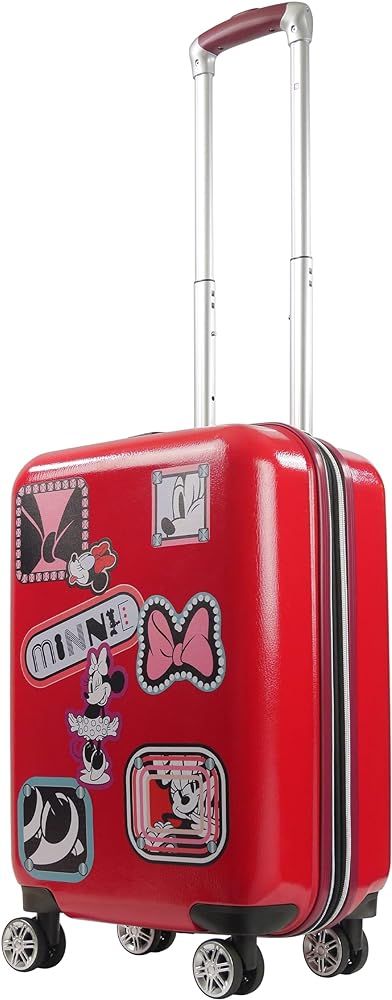 FUL Disney Minnie Mouse Patchwork 21 Inch Rolling Luggage, Hardshell Carry On Suitcase with Wheel... | Amazon (US)
