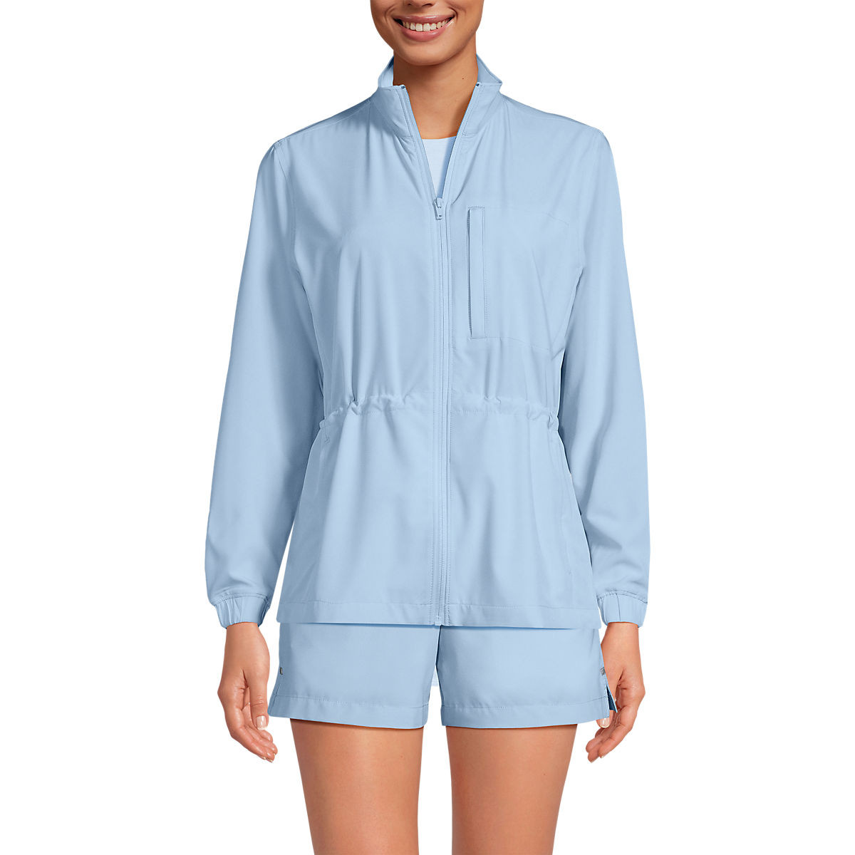 Women's Performance Packable Full Zip Shirt | Lands' End (US)