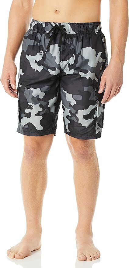 Kanu Surf Men's Barracuda Swim Trunks (Regular & Extended Sizes) | Amazon (US)