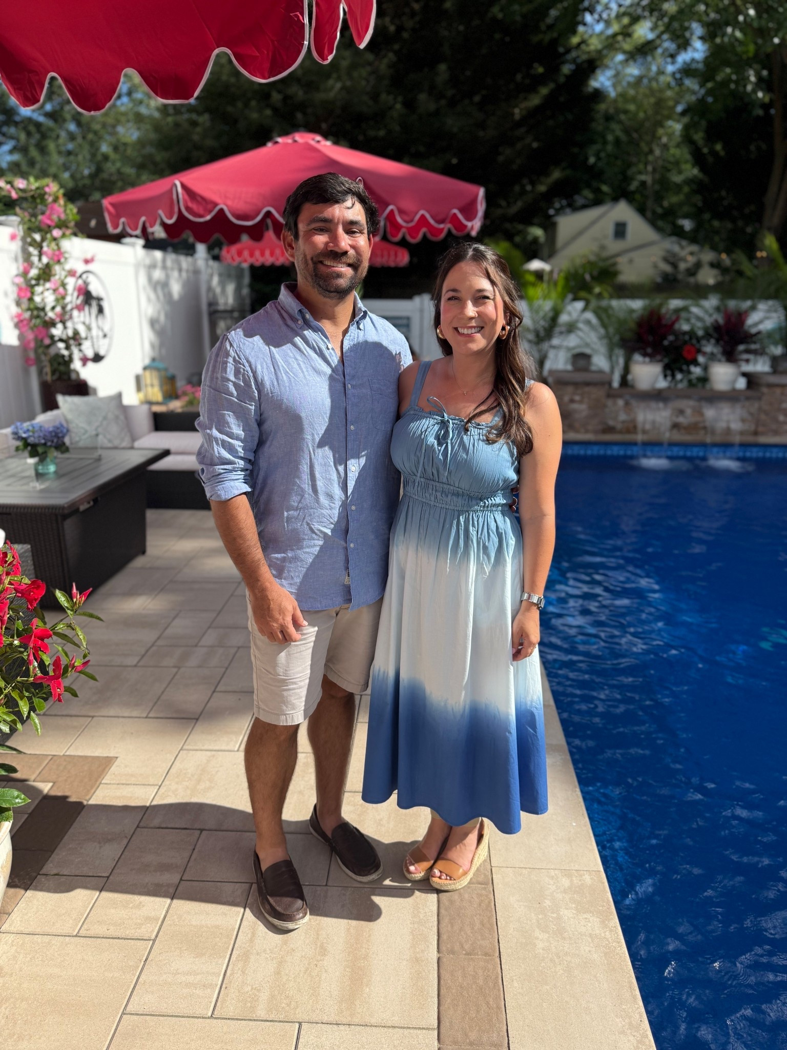 Summer dress, ombré, dip dye, midi dress, Hamptons, Long Island, east coast 

#LTKSaleAlert #LTKSeasonal #LTKFindsUnder50