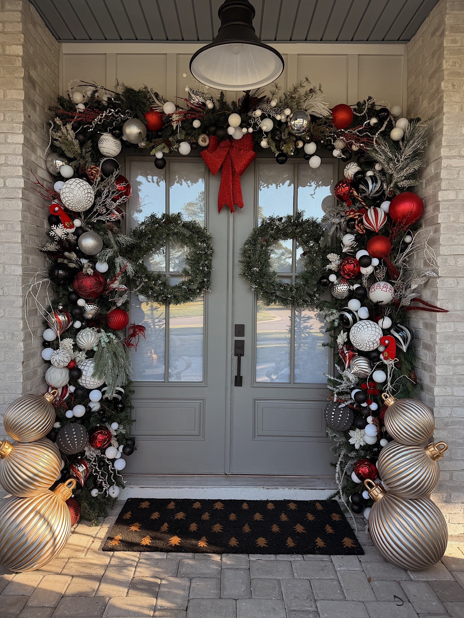 Obsessed with our Christmas front door! 

#LTKHome #LTKSeasonal #LTKHoliday