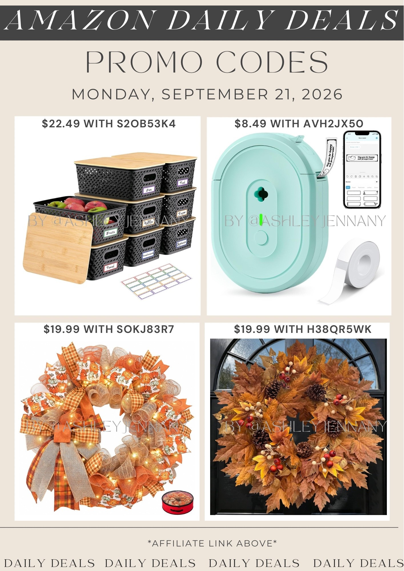 Amazon deals

#LTKSeasonal #LTKHome #LTKSaleAlert