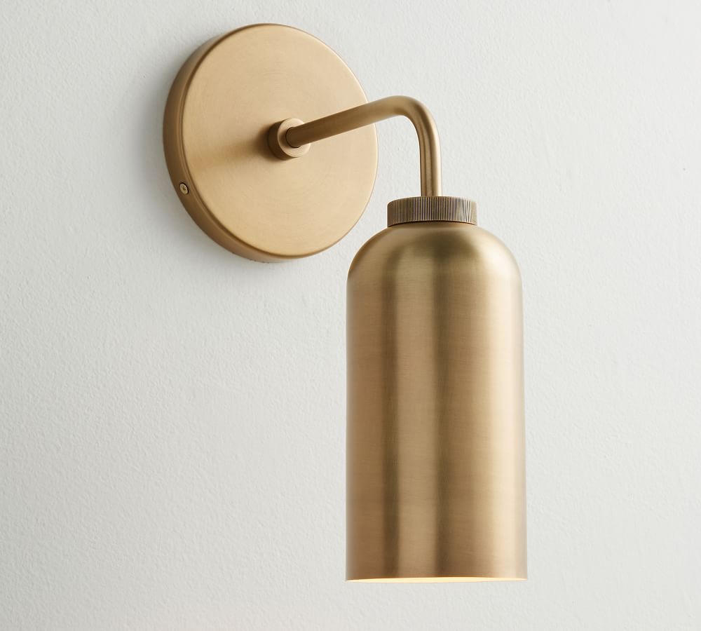 Walker Cylinder Single Sconce | Pottery Barn (US)