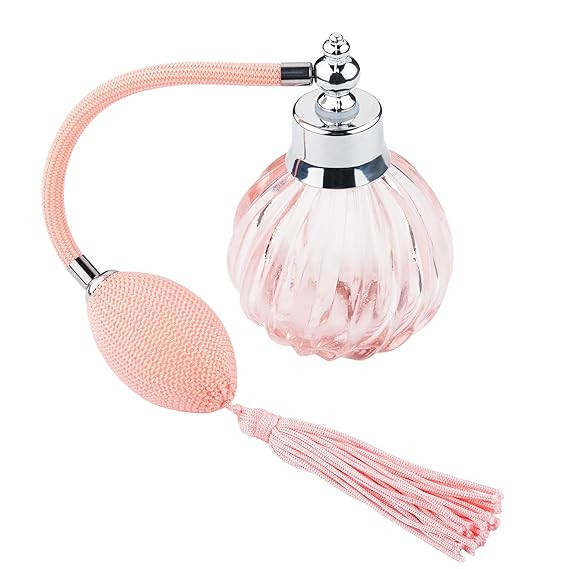 Beautyflier 3.4 Oz Perfume Atomizer Clear Glass Empty Refillable Perfume Bottle with Long Tassel ... | Amazon (US)