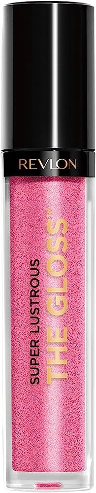 Revlon Lip Gloss, Super Lustrous The Gloss, Non-Sticky, High Shine Finish, 210 Pinkissimo | Amazon (US)