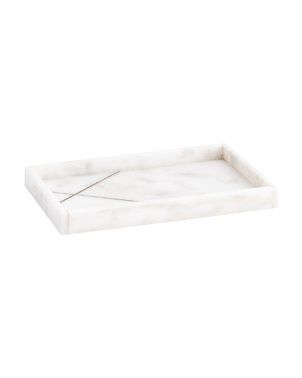 Marble Tray With Brass Inlay | Mother's Day Gifts | Marshalls | Marshalls