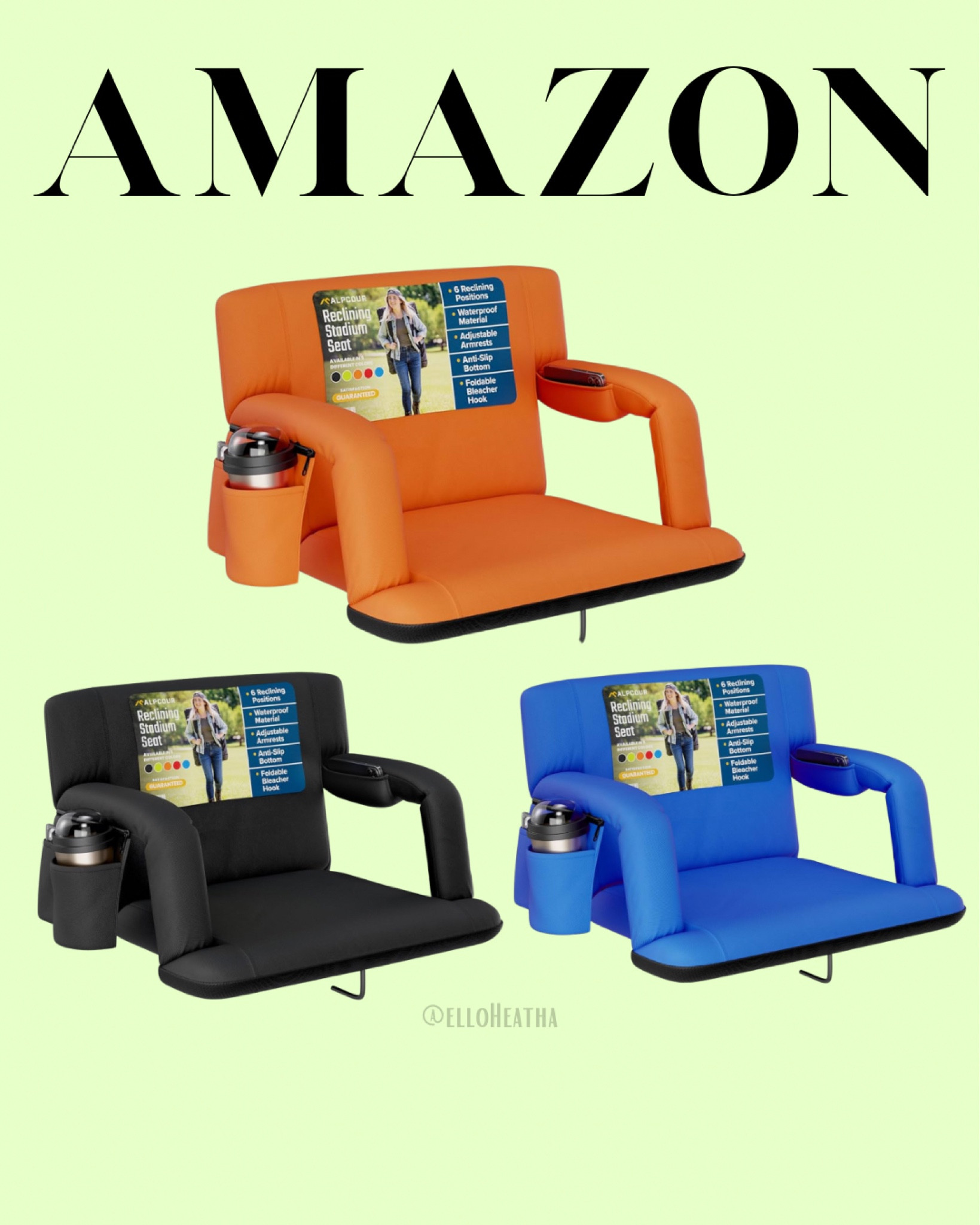 Spring/summer sports are upon us, mamas! Grab these comfy bleacher chairs for cheap! 

#LTKHome #LTKSeasonal #LTKActive