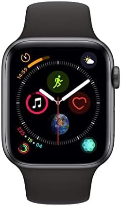 Amazon.com: Apple Watch Series 4 (GPS, 44MM) - Space Gray Aluminum Case with Black Sport Band (Re... | Amazon (US)