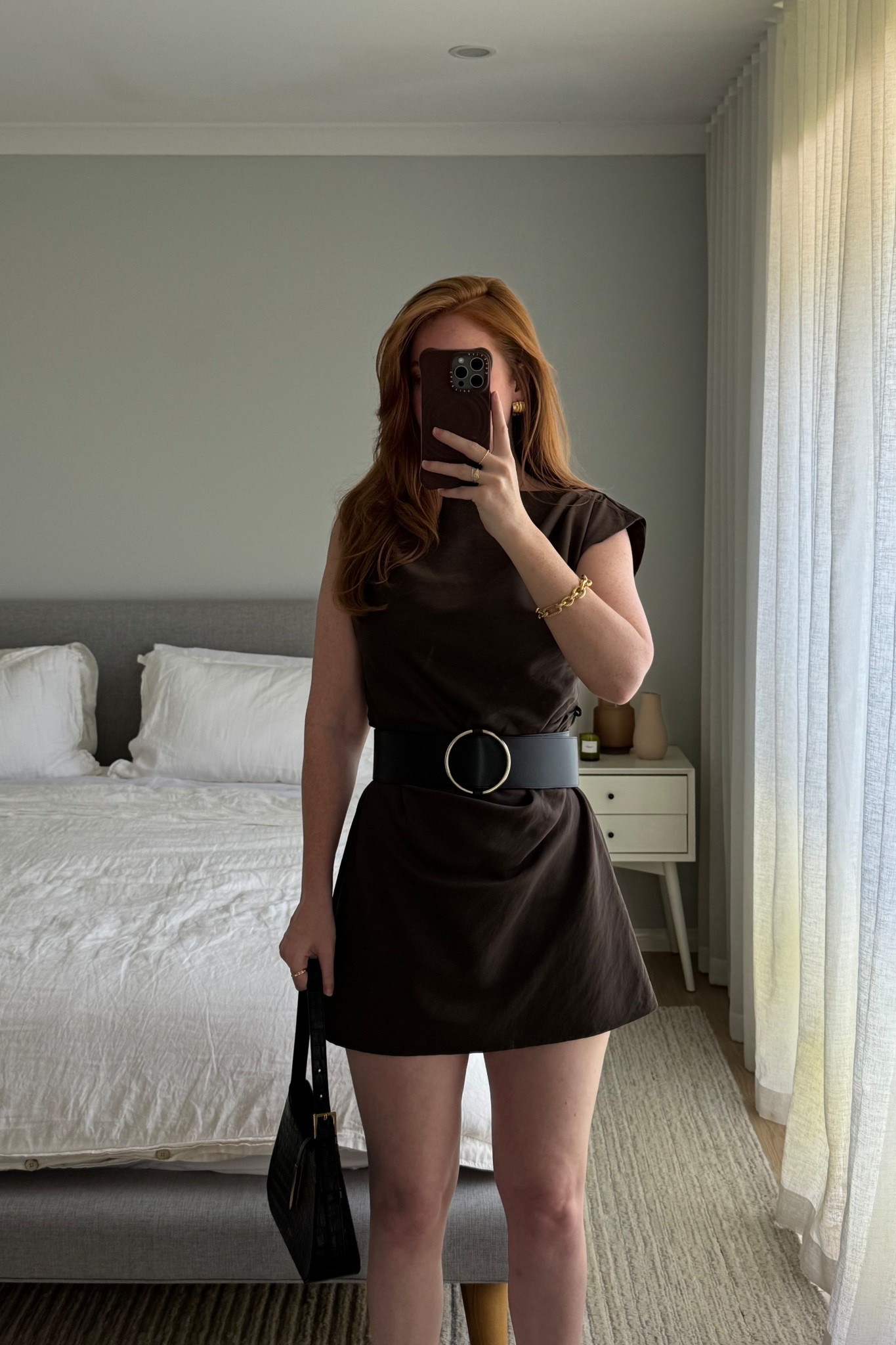 Who said brown and black don’t go together? Loving this combination for today’s OOTD.

P.S. Statement belts are back for 2026 and I’m loving it! I’ve linked some favourites below that I’ve got on my wish list.

I’m wearing a size 6 AU in the brown DISSH mini dress.

#LTKdresses #LTKaustralia #LTKsummer