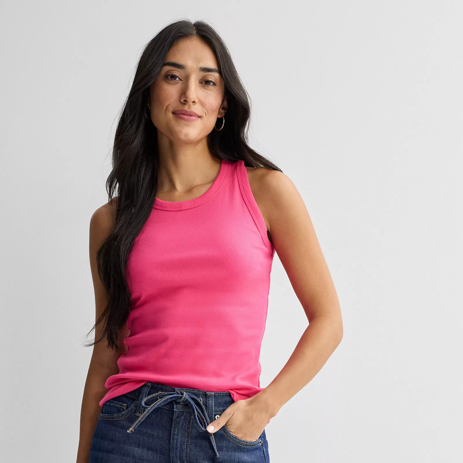 Women's Sonoma Goods For Life\u00ae High Neck Layering Tank Top | Kohl's