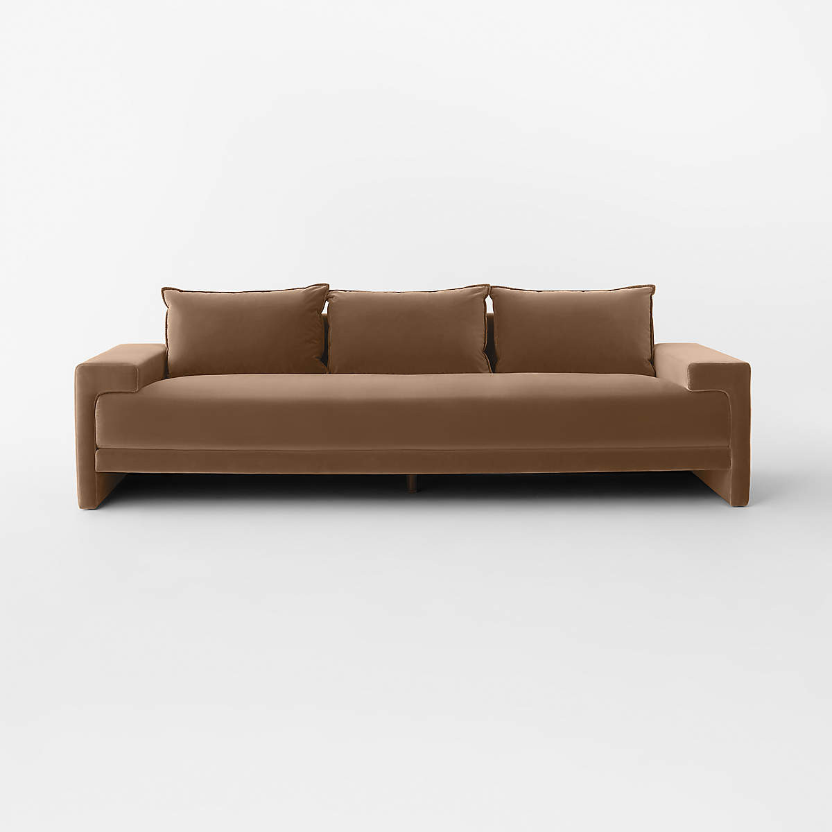 Camden Rye Velvet Sofa + Reviews | CB2 | CB2