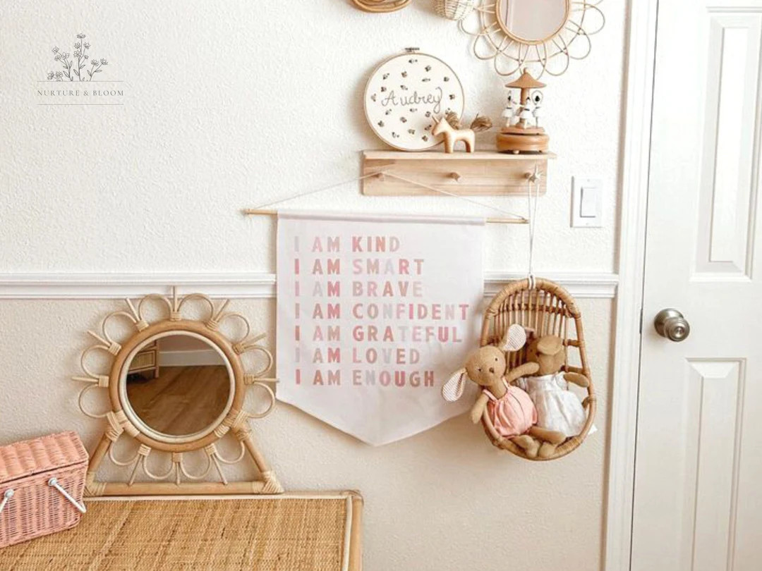 Affirmations for Kids Nursery Banner / Neutral Nursery Decor / - Etsy | Etsy (US)