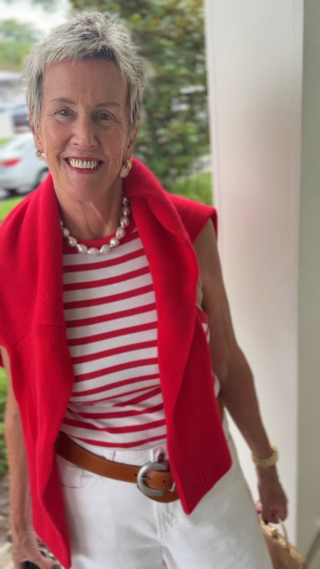 red + white ootd

#LTKgrwm #LTKSeasonal #LTKOver40
