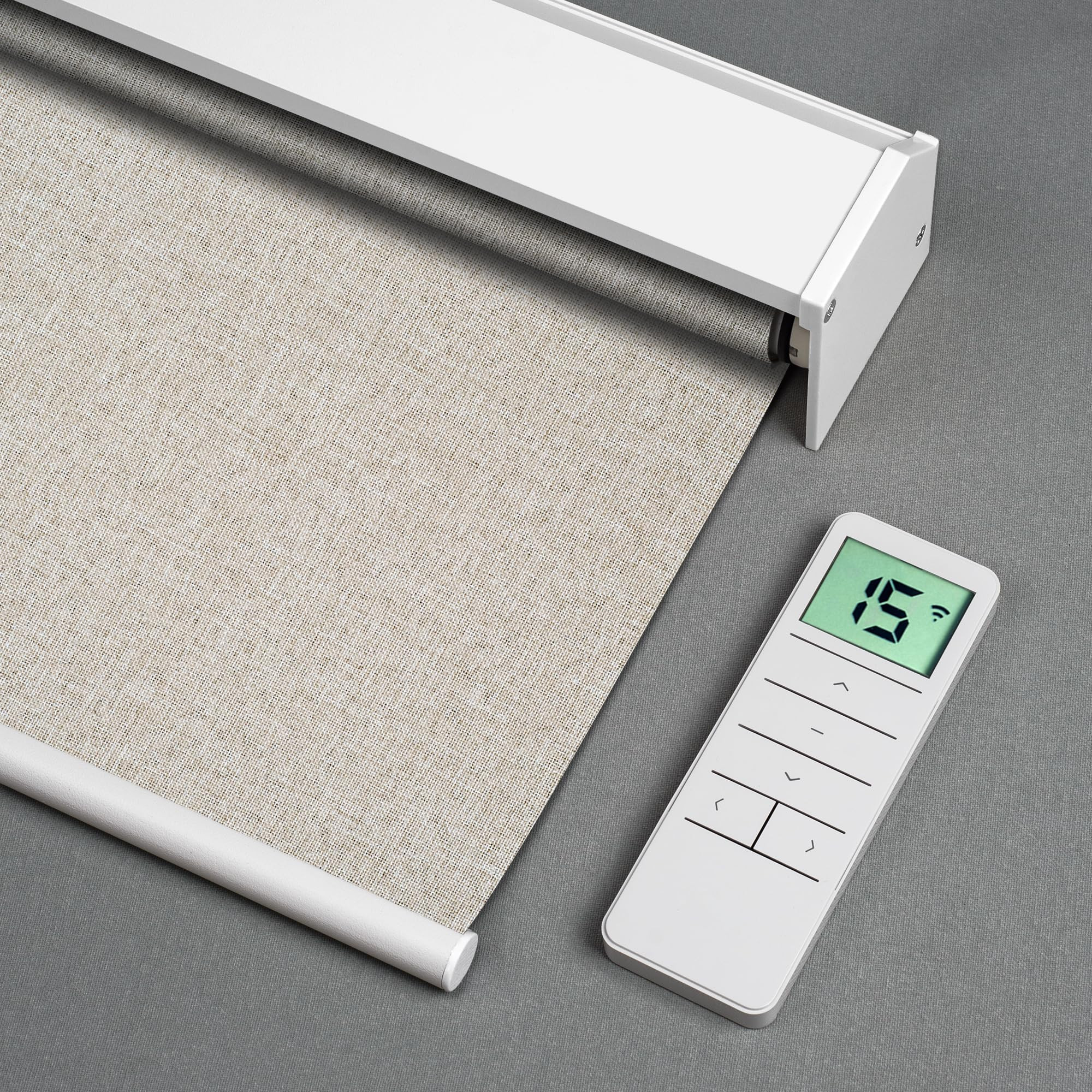 Motorized Roller Shade with Remote Control, Blackout Electric Shade for Windows Compatible with A... | Amazon (US)