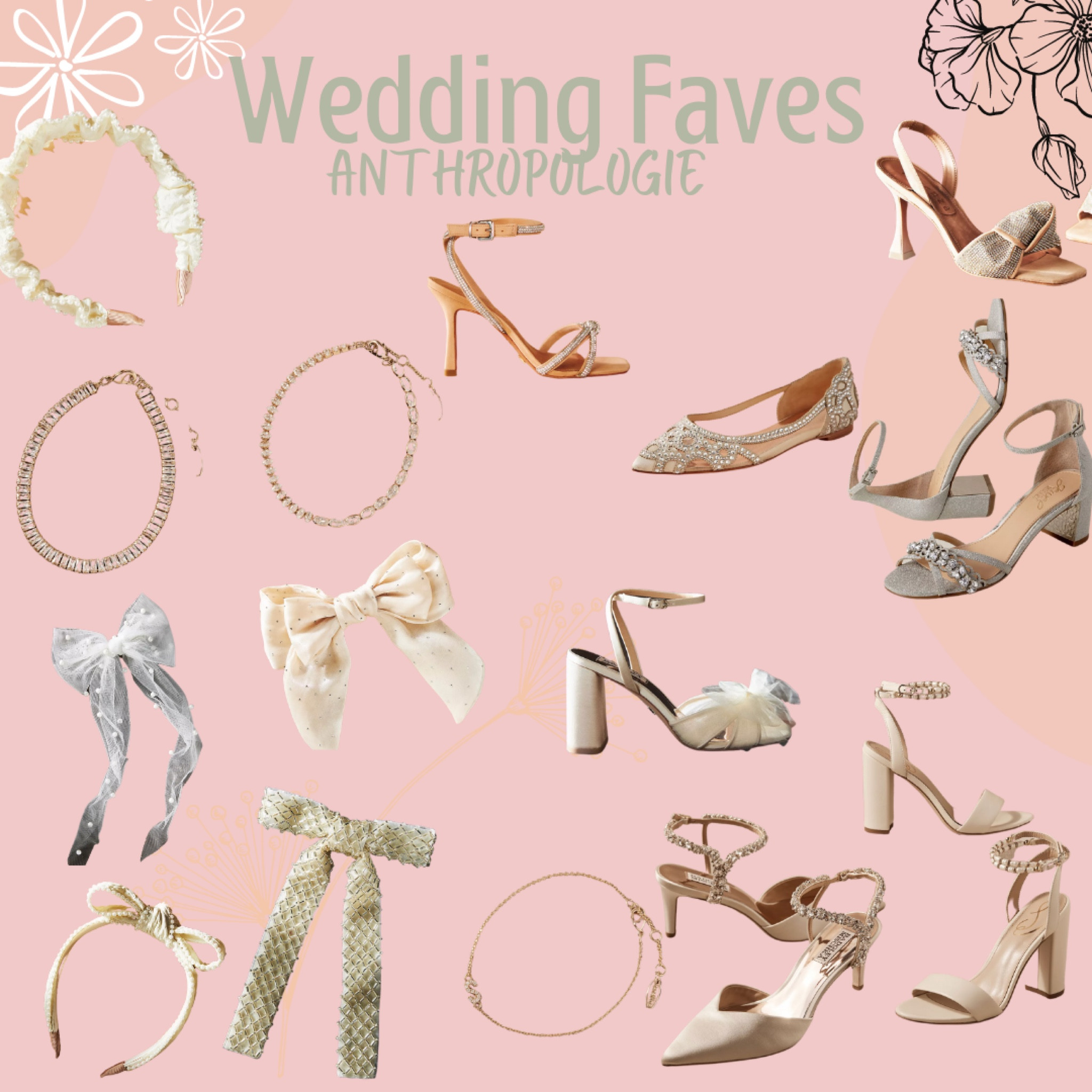 The most gorgeous details to add to your wedding events. These are great bride to be accessories. I love the hair accessories that just take things to the next level. I also love the most detailed shoes. The wedding shoes at Anthropologie are incredible. 

#LTKwedding #LTKshoecrush #LTKstyletip