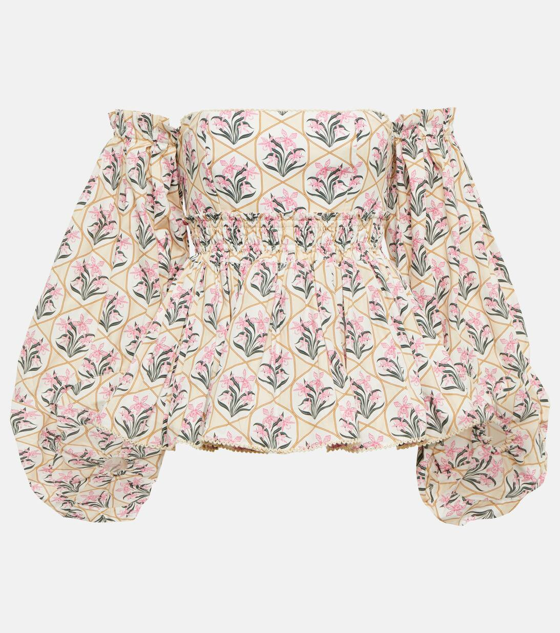 Jamaica printed cotton blouse | Mytheresa (US/CA)