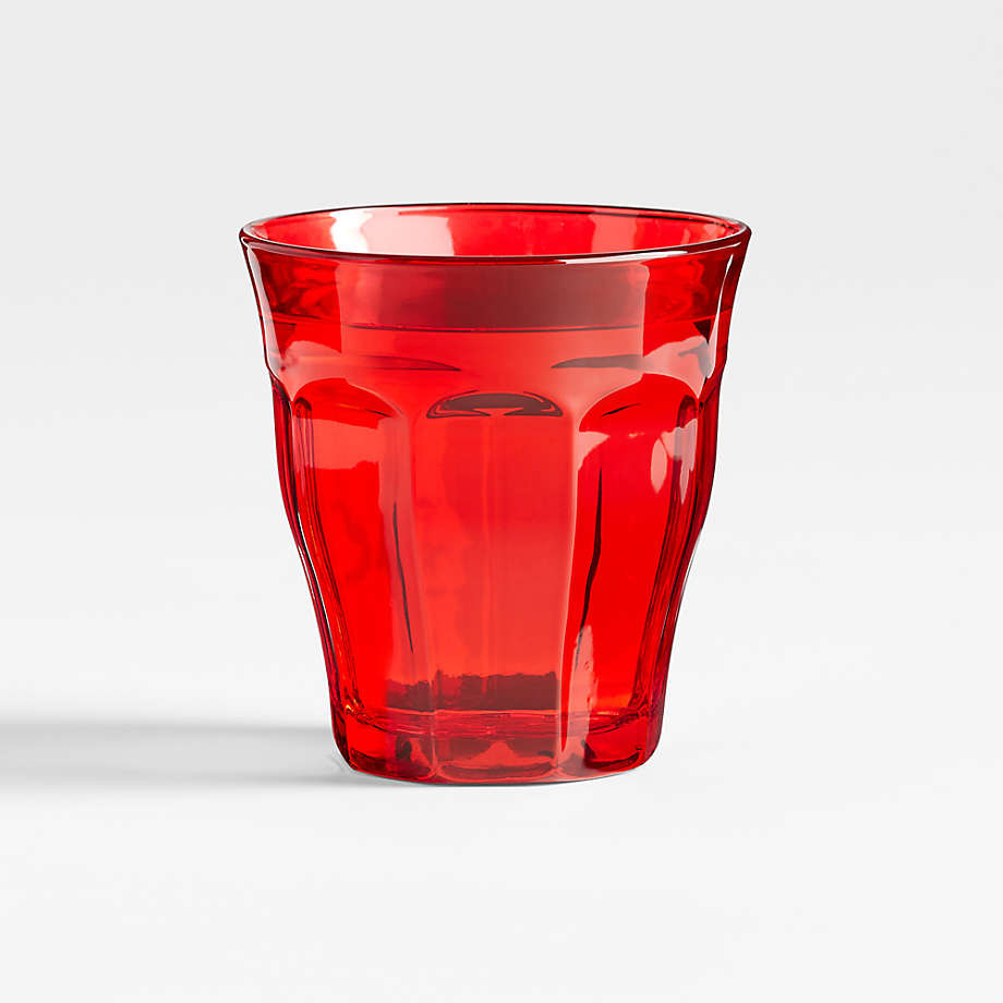 Duralex Picardie Pink Glass 8.75 Oz. + Reviews | Crate and Barrel | Crate & Barrel