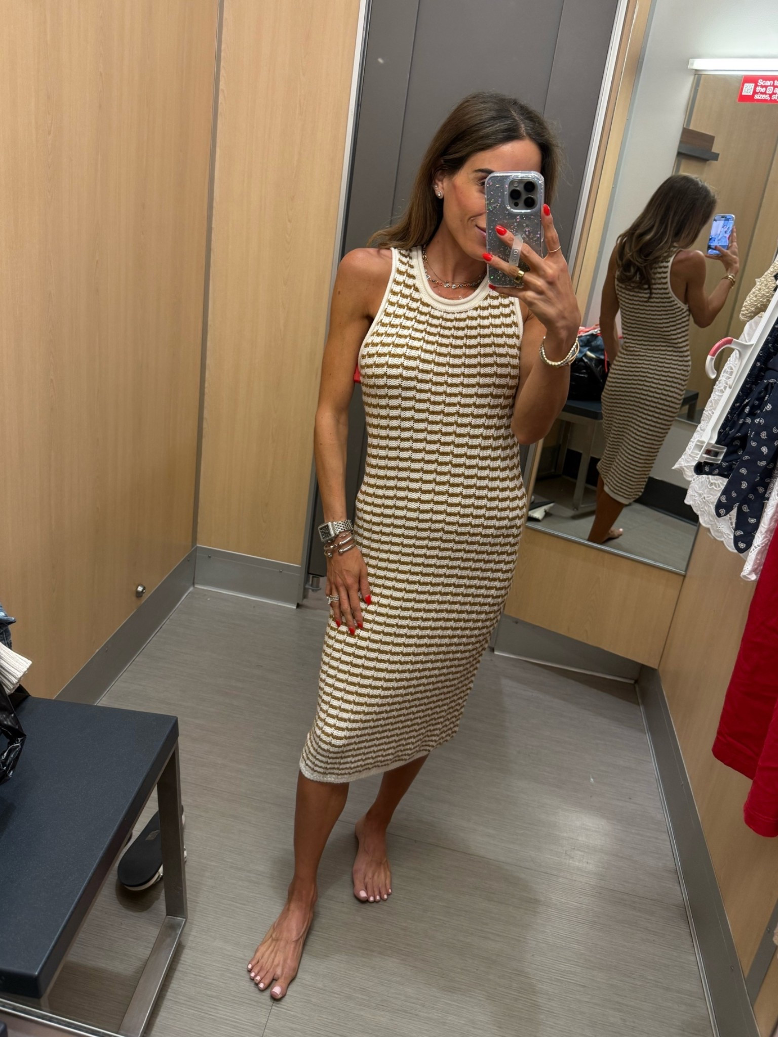Knit dress size xxs love the stripes and knit fabric

#LTKPetite #LTKSaleAlert #LTKootd