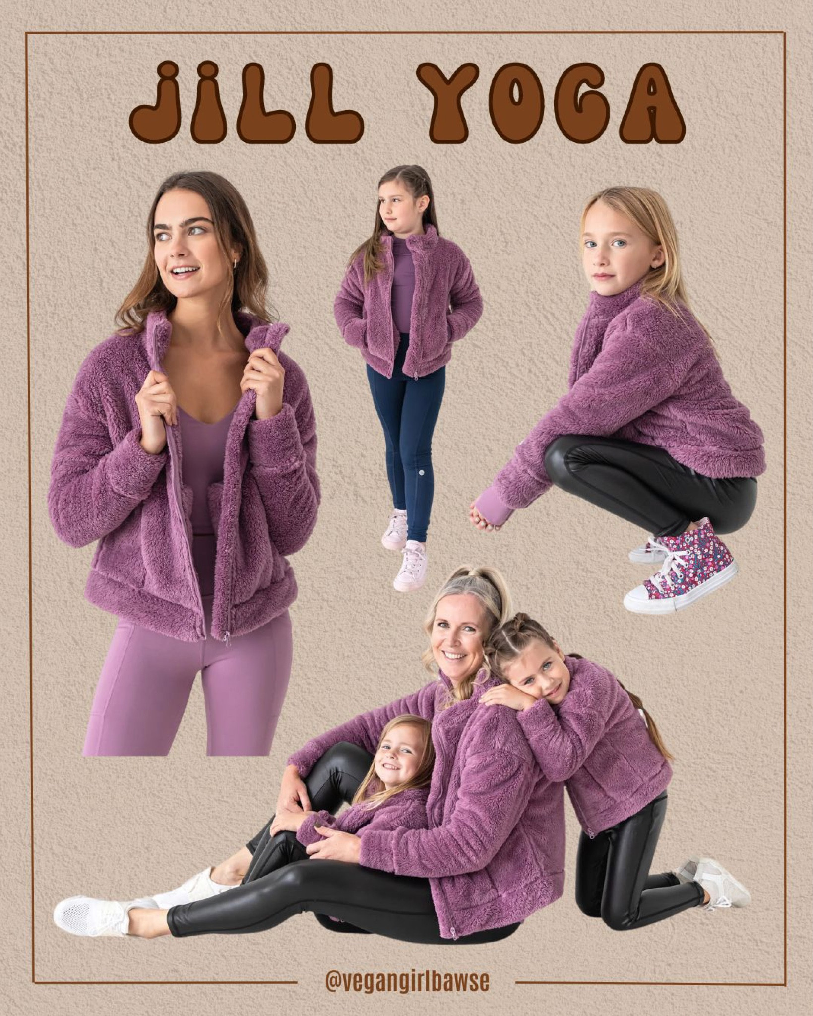 Elevate your active lifestyle with Jill Yoga's signature blend of comfort and performance. From studio sessions to street style, our designs empower you to move with grace and confidence. Embrace the spirit of self-expression and embrace your journey with Jill Yoga.

#LTKkids #LTKfitness #LTKfamily